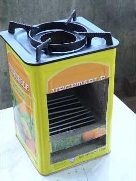 From Trash To Treasure! DIY Cooking Stove From Iron Box!