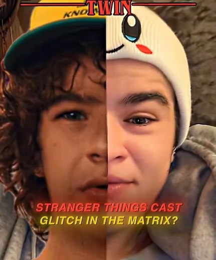 The cast of Stranger Things met their Twins 😱🔥 #strangerthings #strangerthingsedit #storyboard