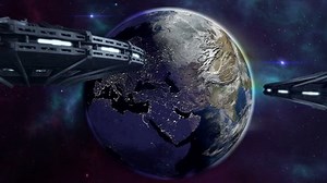 Animated Ufos Flying Enlightened Earth 4k Stock Footage Video (100% Royalty-free) 11768414 | Shutterstock