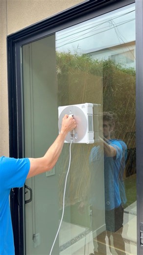 This SUCTIONS On Glass To Clean Your Windows #home #tech
