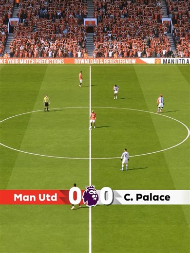 MAN UTD vs CRYSTAL PALACE - Premier League 25/26 | Anth James V5 FC 26 Realistic Mod [4K 60FPS]