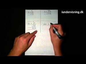 De 4 regnearter - multiplikation 1.1