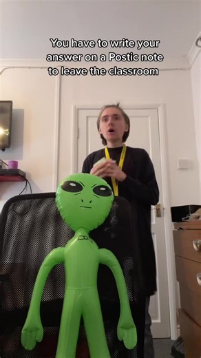 Write Your Answer on a Postic Note to Leave the Classroom