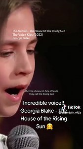 Georgia Blake - The House of the Rising Sun 🤗 #thevoice #thevoicekids #thevoiceglobal #thevoicegermany #thevoiceusa #thevoicekidsgermany #liveperformance #audition #cover #coversong #trending #trendingvideo #trendingsong #viral #viralvideo #viraltiktok #sing #songs #singing #music #amazing #amazingvideo #entertainingvideos #wonderful #wow #germany #usa #fyp #foryou #foryoupage
