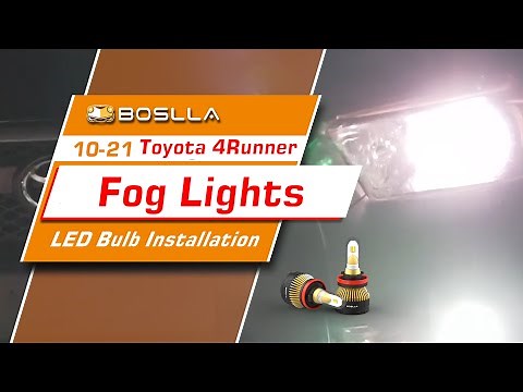 Toyota 4Runner 2020 - 2021 LED Fog lights Bulb Installation | H11 Bulb Replacement Guide