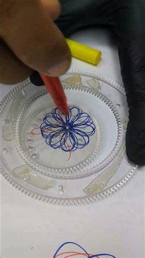 “Watch This Satisfying Spirograph in Action! | Hypnotic Art Video”