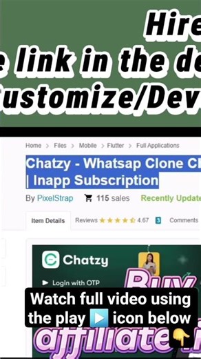 Chatzy WhatsApp Clone App 🚀 Full Chat & Call App for Android & iOS (Flutter)