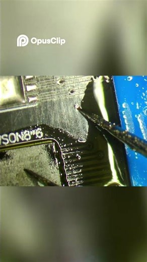 Extracting BIOS Chip – Clean Board Recovery Under Microscope