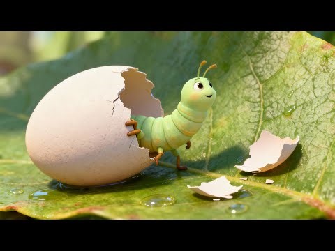 The Caterpillar's Magical Transformation for Kids🐛🦋