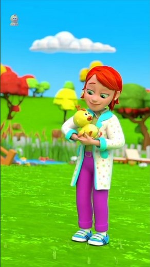 Five Little Chickens, Funny Farm Song for Kids#nurseryrhymes #farmees #shorts