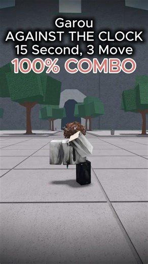 TSB | Garou AGAINST THE CLOCK 100% Combo #roblox #tsb #tsbg #robloxedit #robloxshorts #robloxgames