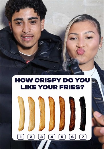 How crispy do you like your fries #fries #fastfoodlife #foodie | Fries