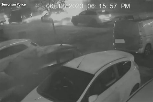 London ULEZ camera explodes as bus and cars drive close by