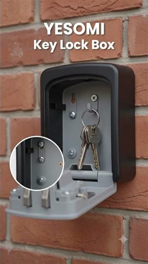 YESOMI Wall-Mounted Key Lock Box