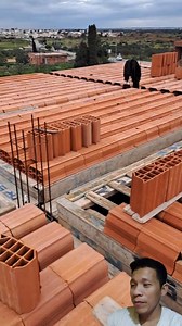 Hollow bricks ginawang slab #construction #skills #workinprogress | DJ ROUX