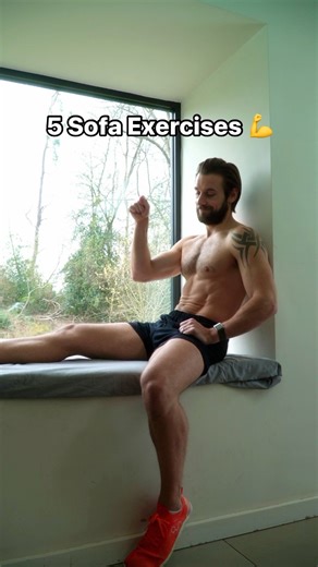 Sofa chill? Or sofa workout? 😂 Bit of both maybe? 😜💪It’s all about balance after all 👊If you’d like entry level, starter workouts to get into working out at home then join my app and start my home plans. Linked in bio.#workout #homeworkout #bodyweight #noequipment #buildmuscle #strength #muscle #lean #healthy #fit #fitness🎥 @letsedituk | Alex Crockford Fitness