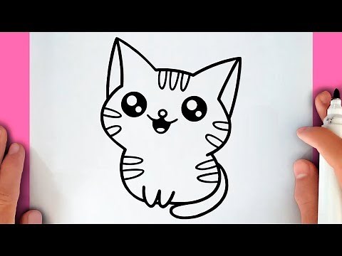 HOW TO DRAW A CUTE KITTEN