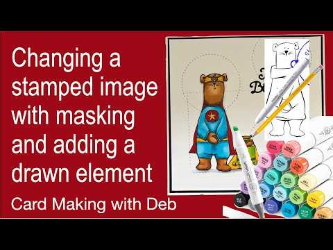 Dressing up Gummiapan Bears - Superhero and his sidekick card #gummiapan