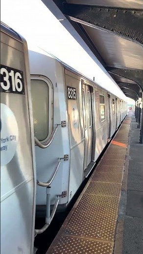 MTA (L) train Enters Atlantic Avenue