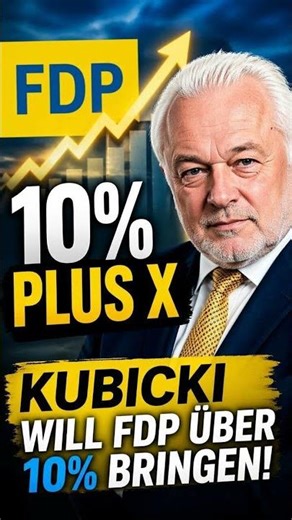 Kubicki hat Großes vor: FDP wieder über 10%? #politik #innenpolitik #politikdeutschland #fdp
