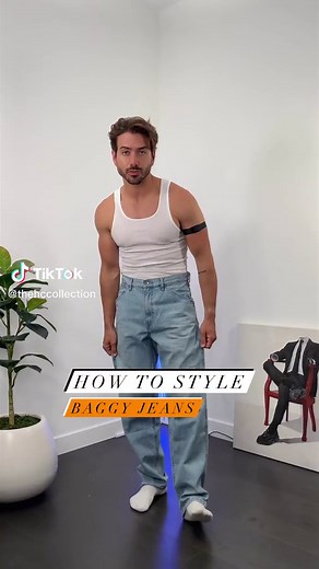How to Style Baggy Jeans for Men | Men's Fashion Tips