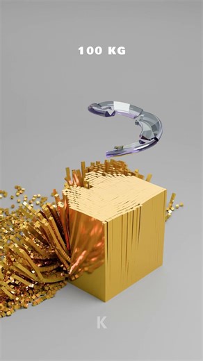 Satisfying Blender Simulation Slope and Heavy Metal Ball. #satisfying #animation #blender