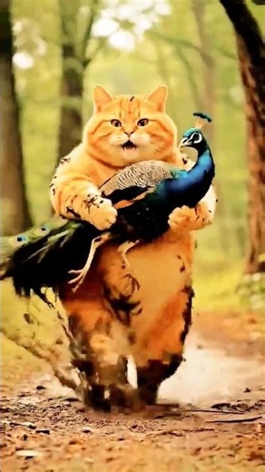 cartoon animals 😍#video #cat #sportsperson #funny 🙆👈