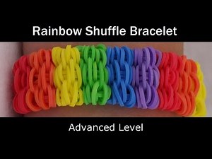 Rainbow Loom® Rainbow Shuffle Bracelet