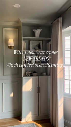 With all the trends 2026 is bringing in, it’s easy to feel overwhelmed by what’s “in” and what’s “out.” This is your reminder that your home doesn’t need to follow every trend to be beautiful. If it makes you happy, feels like you, and works for your life, it’s timeless. Design for joy, for your family, for you and it won’t matter what the forecasts say, curated homes take time and your personal pieces are what make it yours. #2026designtrends #homedesign #interiordesigntrends