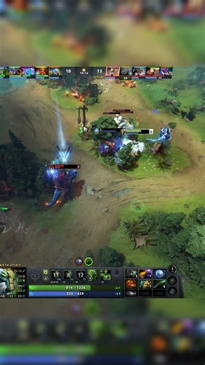 Triple Kill на Earth Spirit 5. #dota2 #earthspirit #дота2 #земеля
