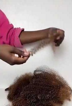 how to make afro wig easily #afrowig #braidingtutorial #afromadeeasy