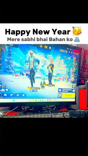 Happy new year 🥳 sabhi bhai Bahan ko 🥳 #freefire #shorts #newyear #trending
