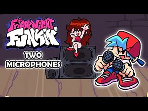 Friday Night Funkin' but BF has two mics