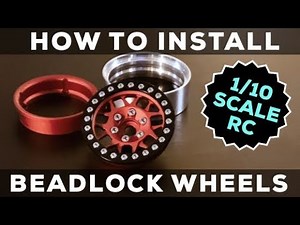 HOW TO INSTALL ASSEMBLE RC BEADLOCK WHEELS - RC ROCK CRAWLER