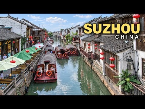 SUZHOU ANCIENT TOWN, China 🇨🇳 | Street Food, Canals & Local Life