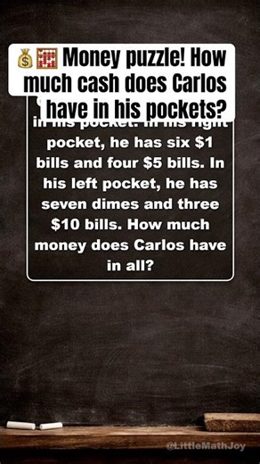 Money Puzzle That Tricks Everyone 💰| educational #mathshorts #riddles #shortsfeed #shorts #quiz