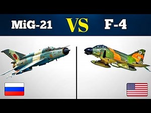 MiG-21 VS F-4 Phantom II | American Fighter VS Russian Fighter
