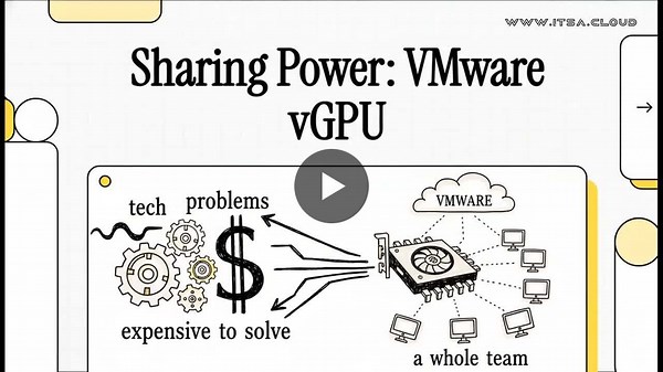 VMware vGPU (Virtual GPU) uses software like NVIDIA s to allow multiple virtual machines (VMs) to share a single physical GPU, partitioning its resources (memory, cores) for various workloads like… | RAUL ROMERO