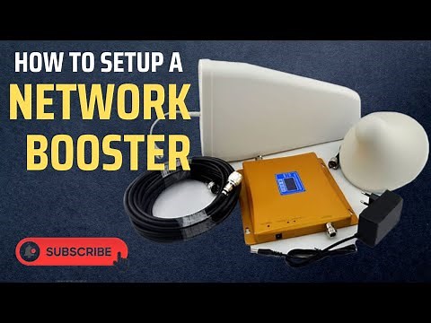 How to setup a Tri-band signal booster || 2g,3g,4g network.