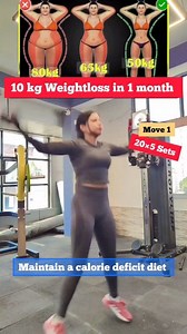 ✅ Exercise to lose 10 Kg weight in 1 month 💯🔥 Remember, to lose fat, you need to be in a calorie deficit Having a clean diet is a must Save & Share🫶 . . . . . . . . . . . . . . . . . #weightloss #fatloss #homeworkout #fatlossworkout #fitness #fb #explore #athome #cardio #goviral #reelsindia #hiit #reelsviralシ #fullbodyworkout #workout #fattofit #getfit #bellyfat #HIITWorkout #women #motivation #fitnessjourney #fitnessmotivation | Meenakshee M