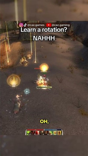 IM JOKING I do learn my rotation in most MMOs, but playing solo? who careeeess sometimes