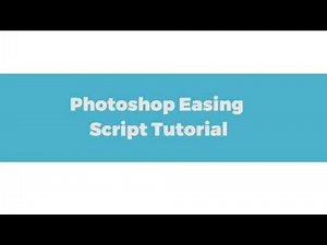 Photoshop Animation Tutorial – Ease in and out script – Tweening