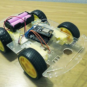 Simplest wifi car using ESP8266 Motorshield