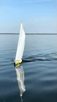 RC Segelyacht Robbe Smaragd, Genua-Test - sailing RC yacht Robbe Smaragd, first test with "genua"