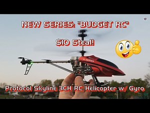 Protocol Skyline G-Series 3CH RC Helicopter w/ Gyro - A beginner-friendly deal for $10! (BUDGET RC)