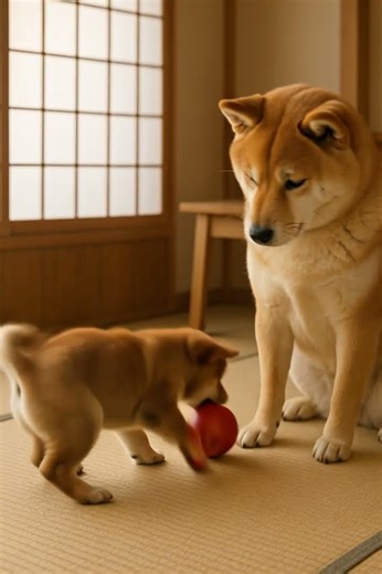 The kind mother | Joyful Puppy Playtime #dog #puppy #trending