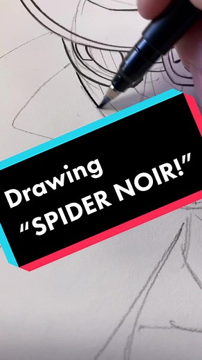 Drawing Spider-Man Noir - Butch Hartman Sketch