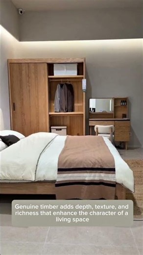Solid Wood Furniture for Warm Modern Homes #homedecor #furniture #interiordesign