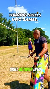 Rugby kicking skills - here’s a pressure skill to help improve your chip kick and grubbers. #rugbycreative #rugbyunion | Rugby.Creative