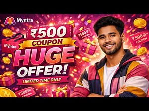 🔥 Myntra Coupon Code Today 🛍️ UPTO ₹500 OFF Deals + Free Shipping 💥 Limited Time Offers 2026 🚀